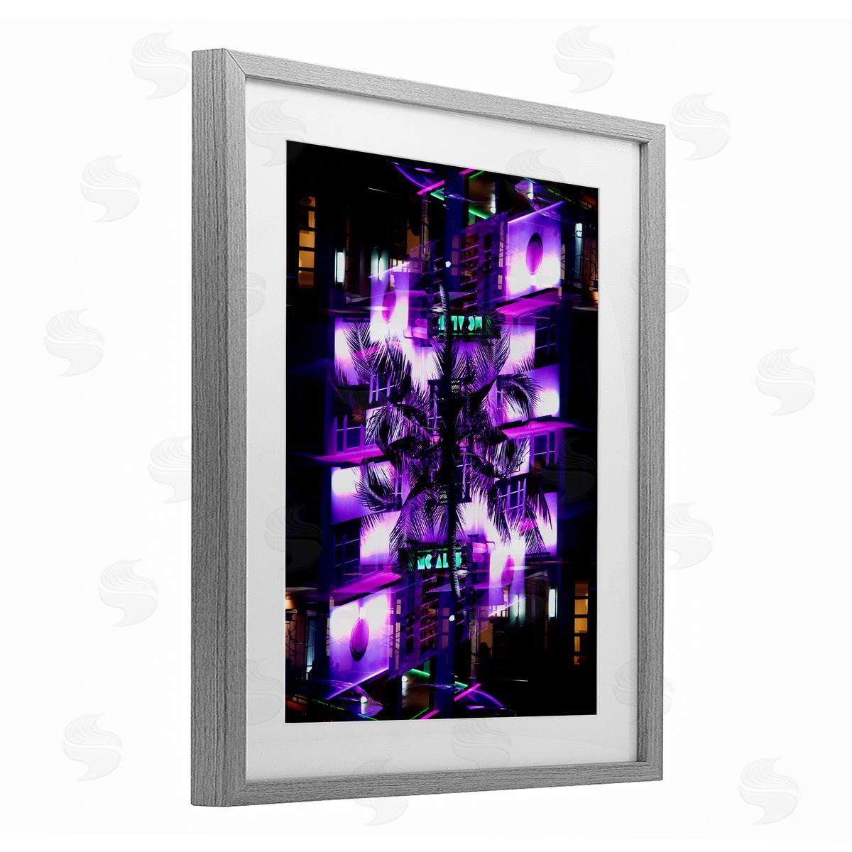 Robin Vandenabeele Tropical Ocean Drive Surreal Canvas Wall Art Print