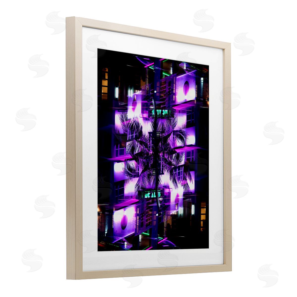 Robin Vandenabeele Tropical Ocean Drive Surreal Canvas Wall Art Print