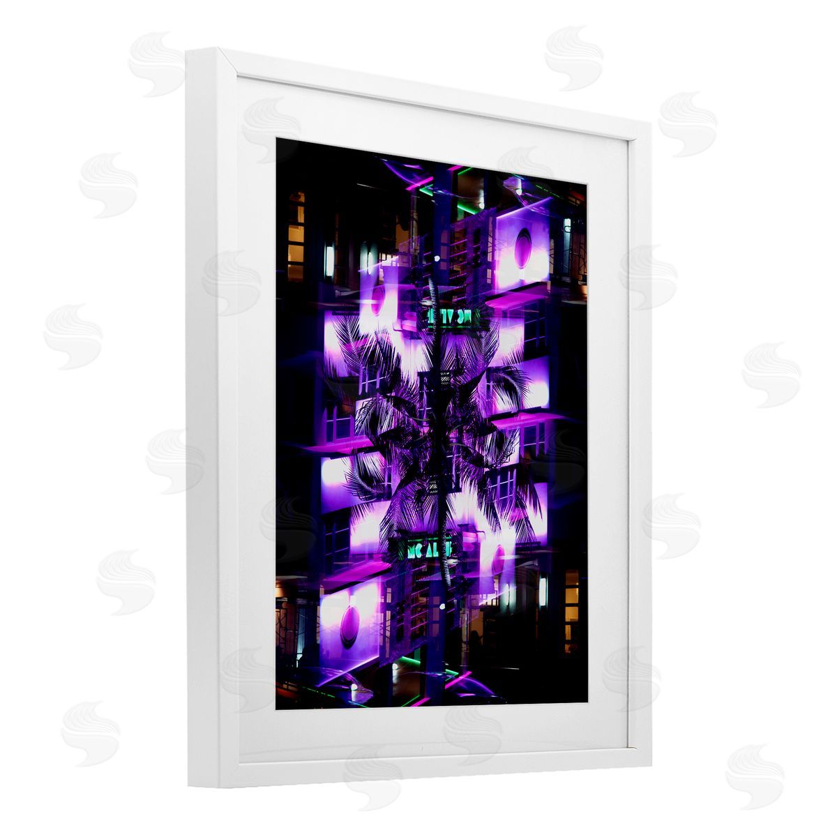 Robin Vandenabeele Tropical Ocean Drive Surreal Canvas Wall Art Print