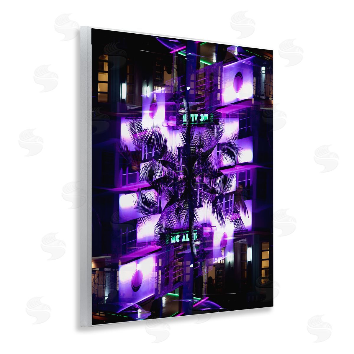 Robin Vandenabeele Tropical Ocean Drive Surreal Canvas Wall Art Print