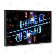 Robin Vandenabeele | Neon Diner Sign Reflection