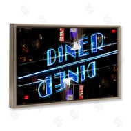 Robin Vandenabeele | Neon Diner Sign Reflection