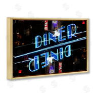 Robin Vandenabeele | Neon Diner Sign Reflection