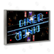 Robin Vandenabeele | Neon Diner Sign Reflection