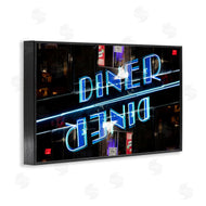 Robin Vandenabeele | Neon Diner Sign Reflection