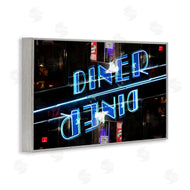 Robin Vandenabeele | Neon Diner Sign Reflection