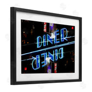 Robin Vandenabeele | Neon Diner Sign Reflection