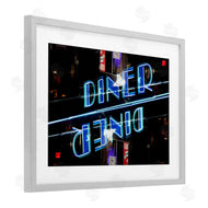 Robin Vandenabeele | Neon Diner Sign Reflection