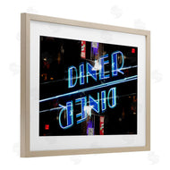 Robin Vandenabeele | Neon Diner Sign Reflection