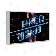 Robin Vandenabeele | Neon Diner Sign Reflection