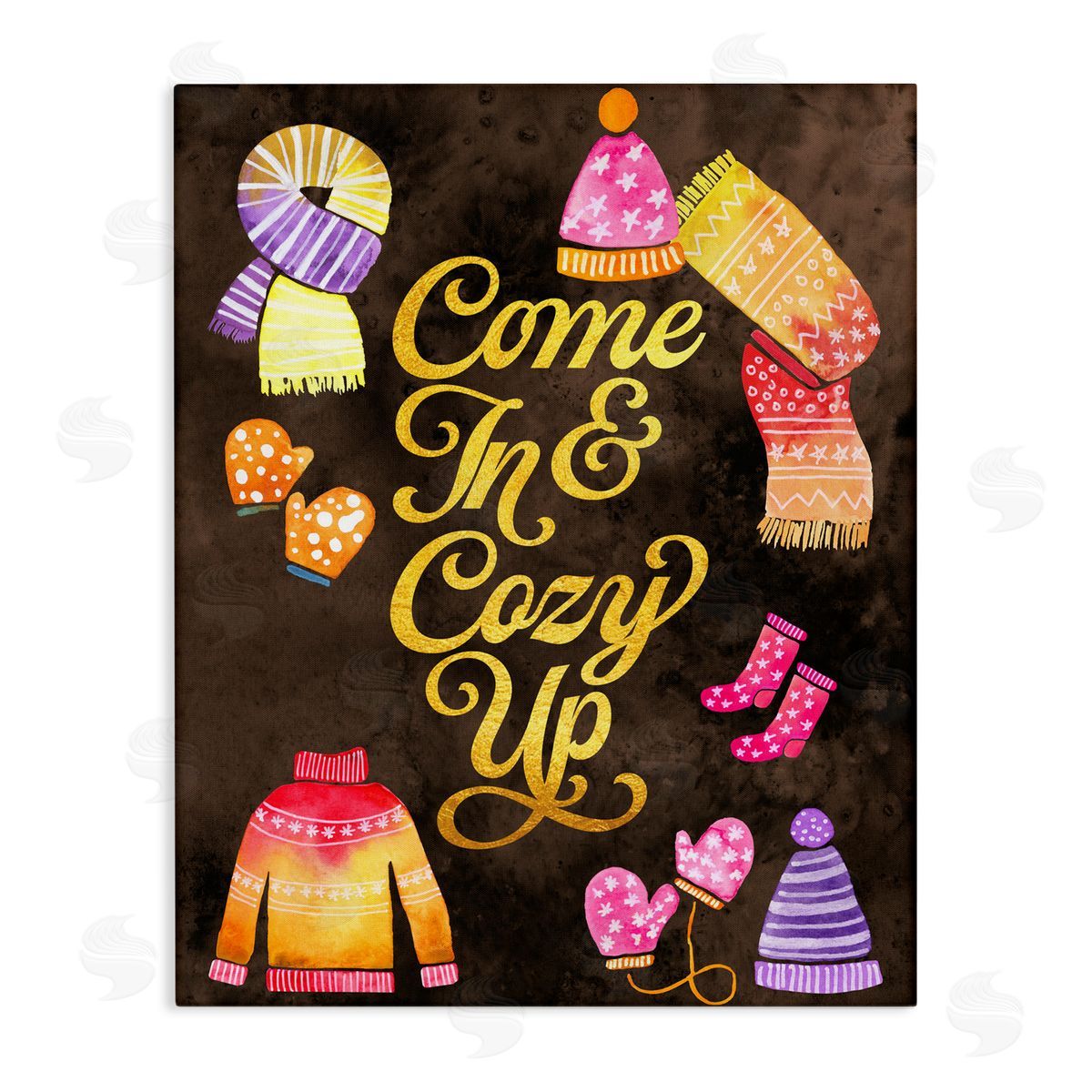Hillary Holt Cozy Comforts Sweaters Canvas Wall Art Print