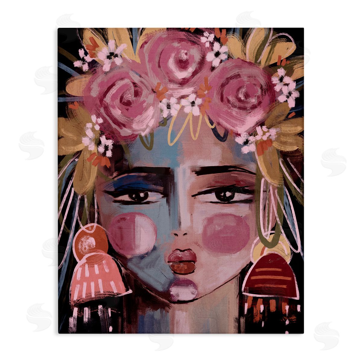 Anna Lischenko Modern Diva Female Portrait Canvas Wall Art Print