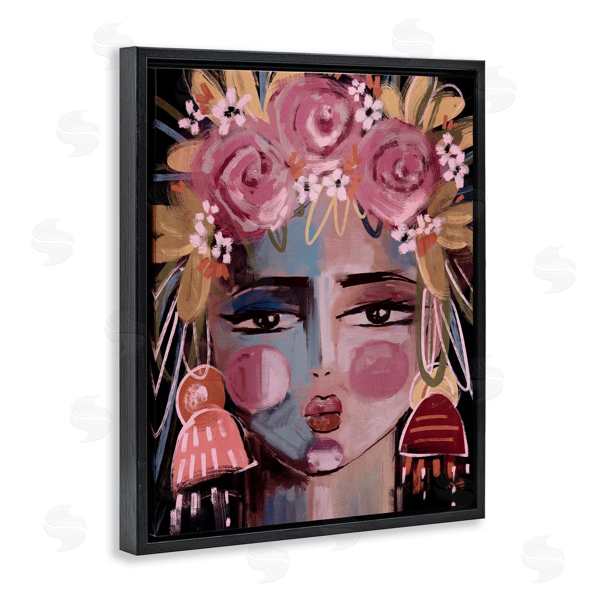 Anna Lischenko Modern Diva Female Portrait Canvas Wall Art Print