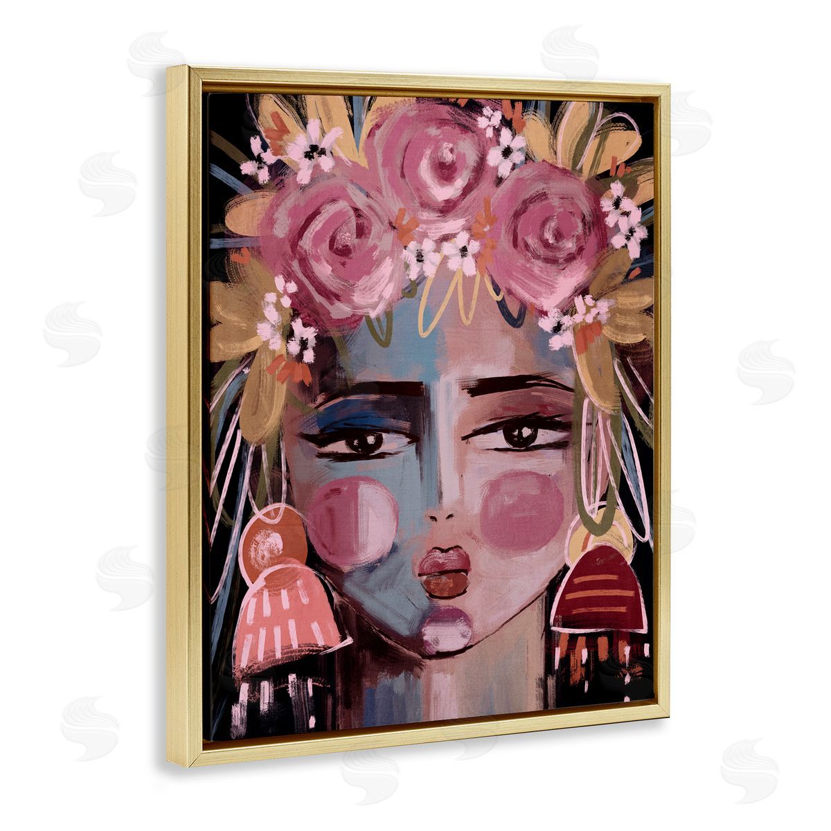 Anna Lischenko Modern Diva Female Portrait Canvas Wall Art Print