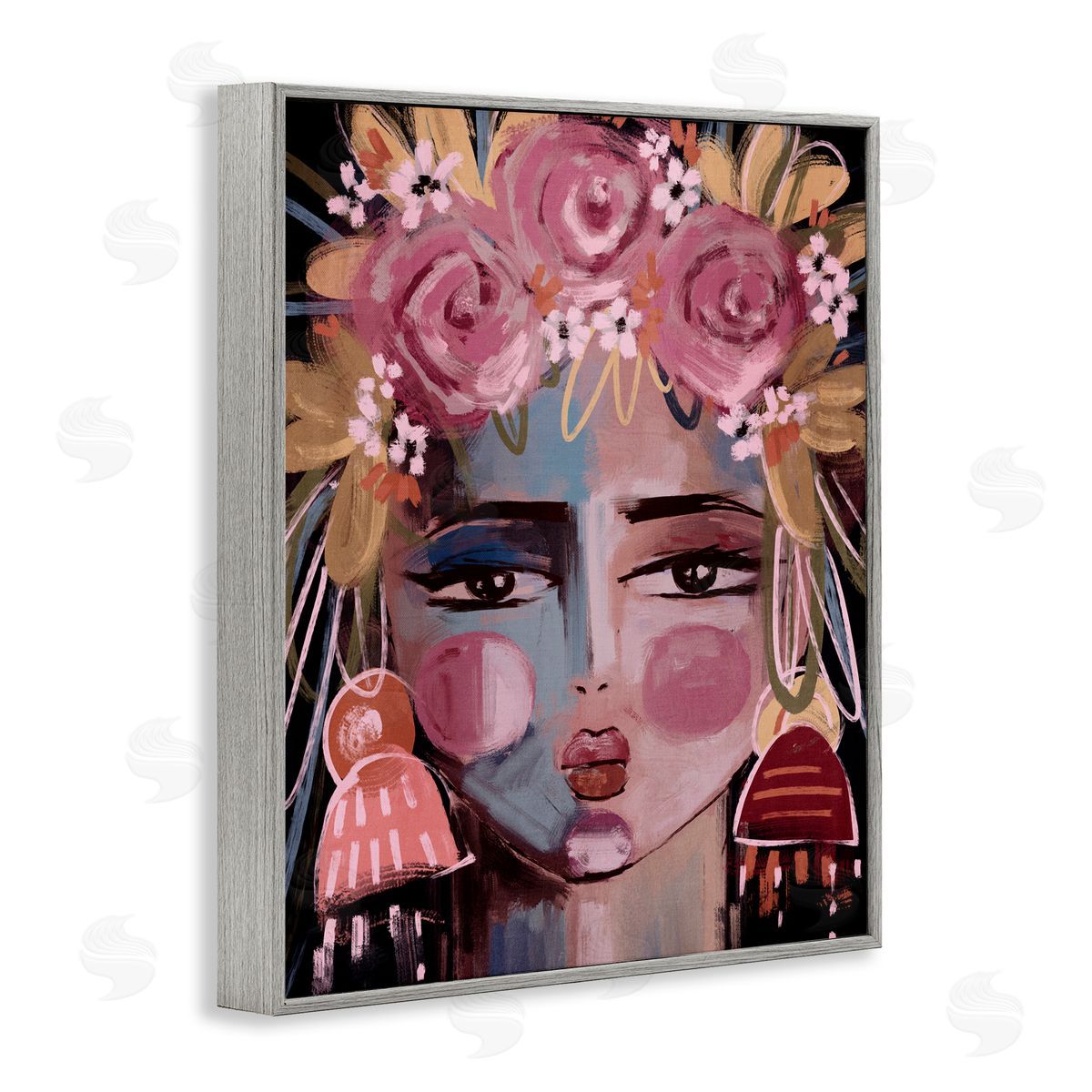Anna Lischenko Modern Diva Female Portrait Canvas Wall Art Print