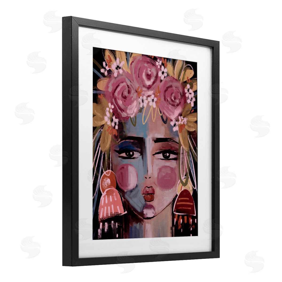 Anna Lischenko Modern Diva Female Portrait Canvas Wall Art Print