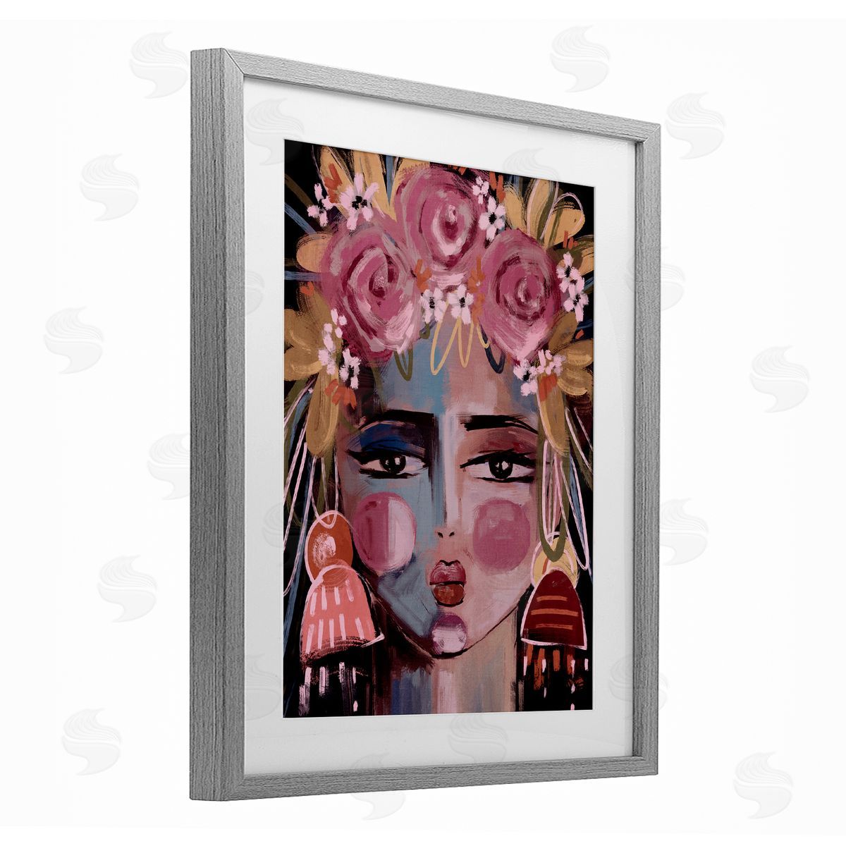 Anna Lischenko Modern Diva Female Portrait Canvas Wall Art Print