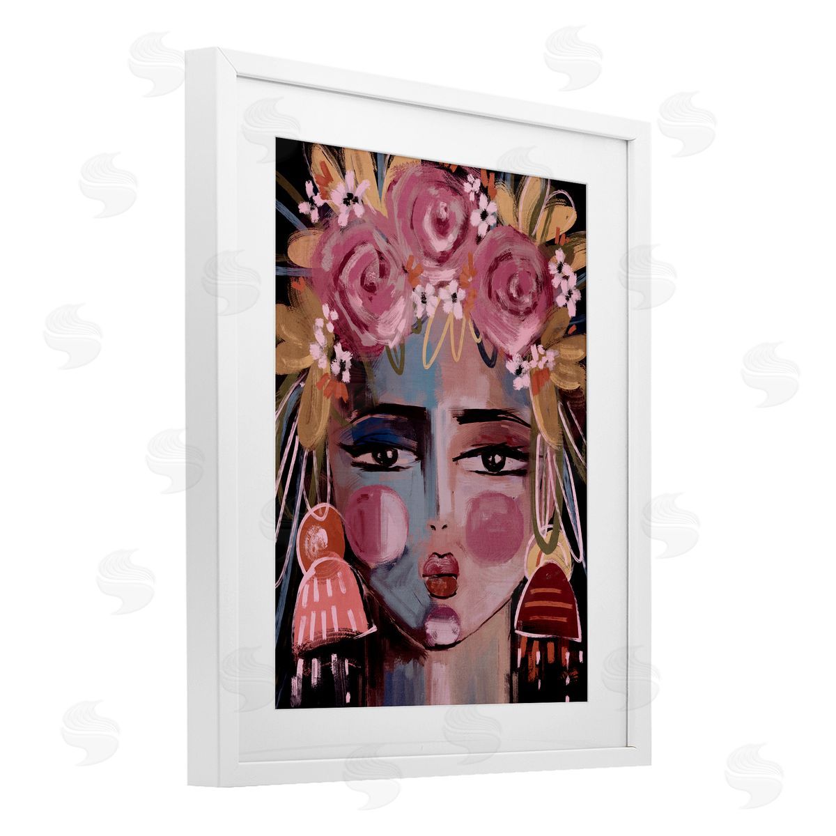 Anna Lischenko Modern Diva Female Portrait Canvas Wall Art Print