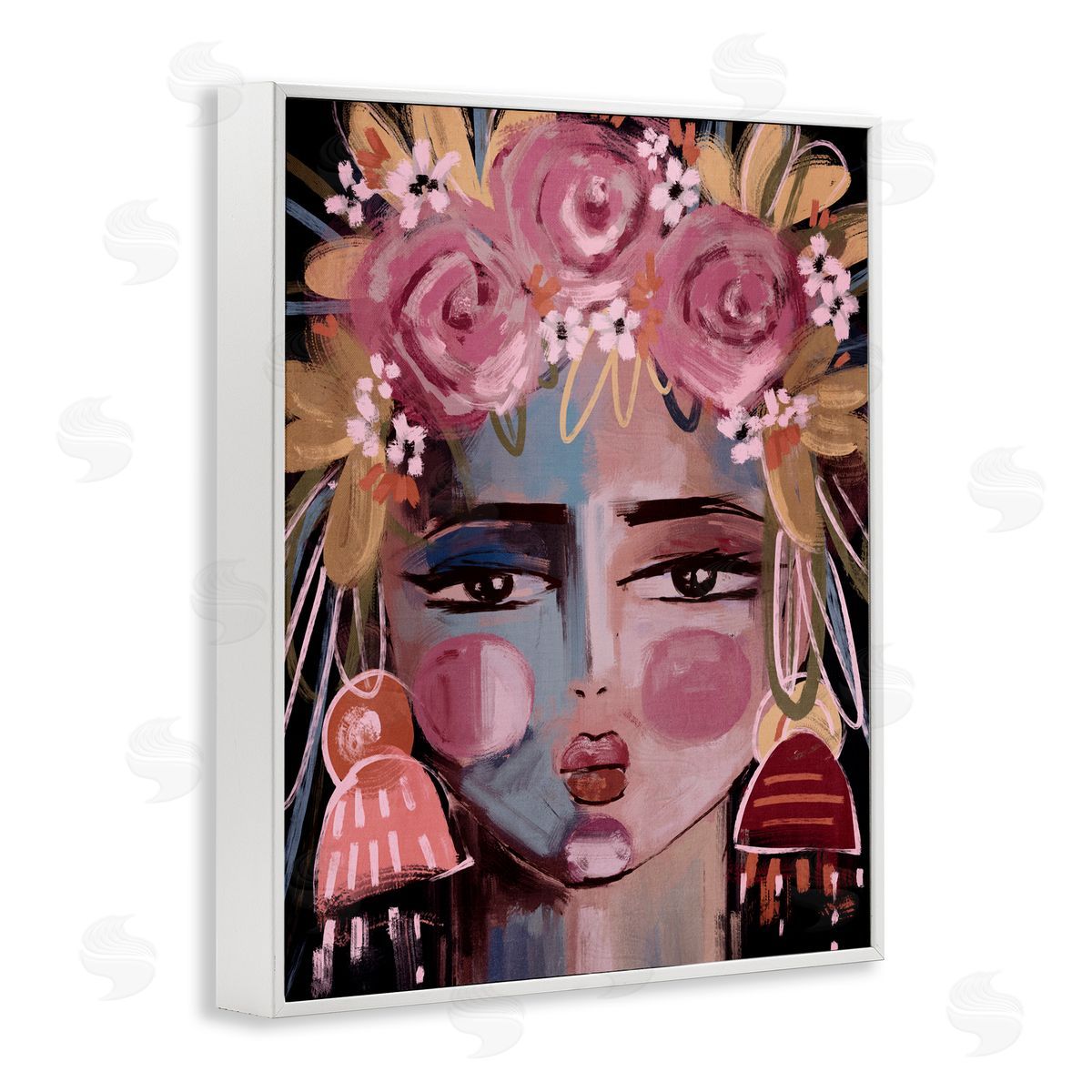 Anna Lischenko Modern Diva Female Portrait Canvas Wall Art Print