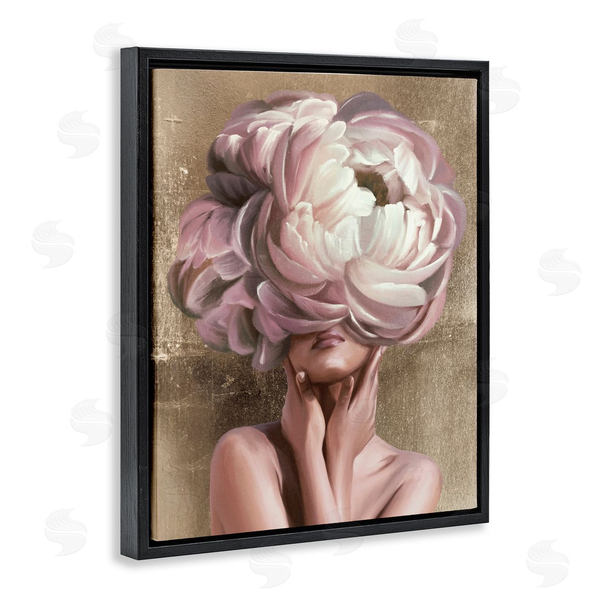 Anna Lischenko Woman With Blooming Petals Canvas Wall Art Print