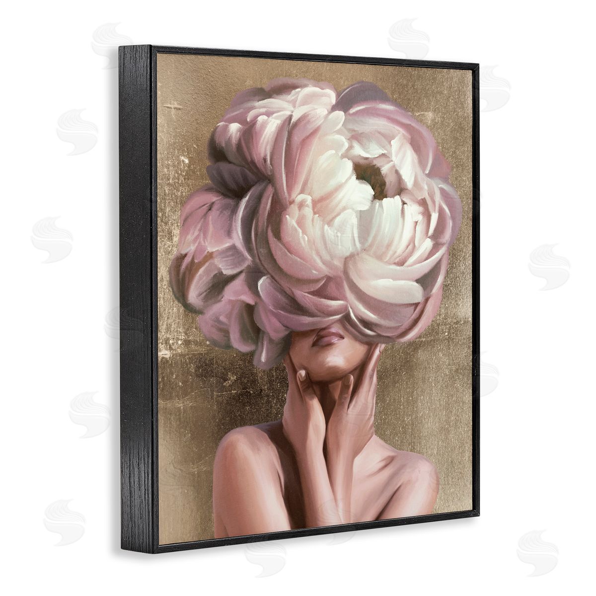 Anna Lischenko Woman With Blooming Petals Canvas Wall Art Print