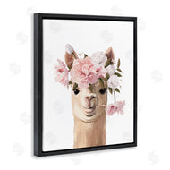 Anna Lischenko | Llama with Soft Flowers