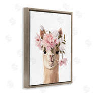 Anna Lischenko | Llama with Soft Flowers
