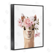 Anna Lischenko | Llama with Soft Flowers