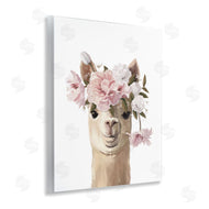 Anna Lischenko | Llama with Soft Flowers