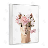 Anna Lischenko | Llama with Soft Flowers