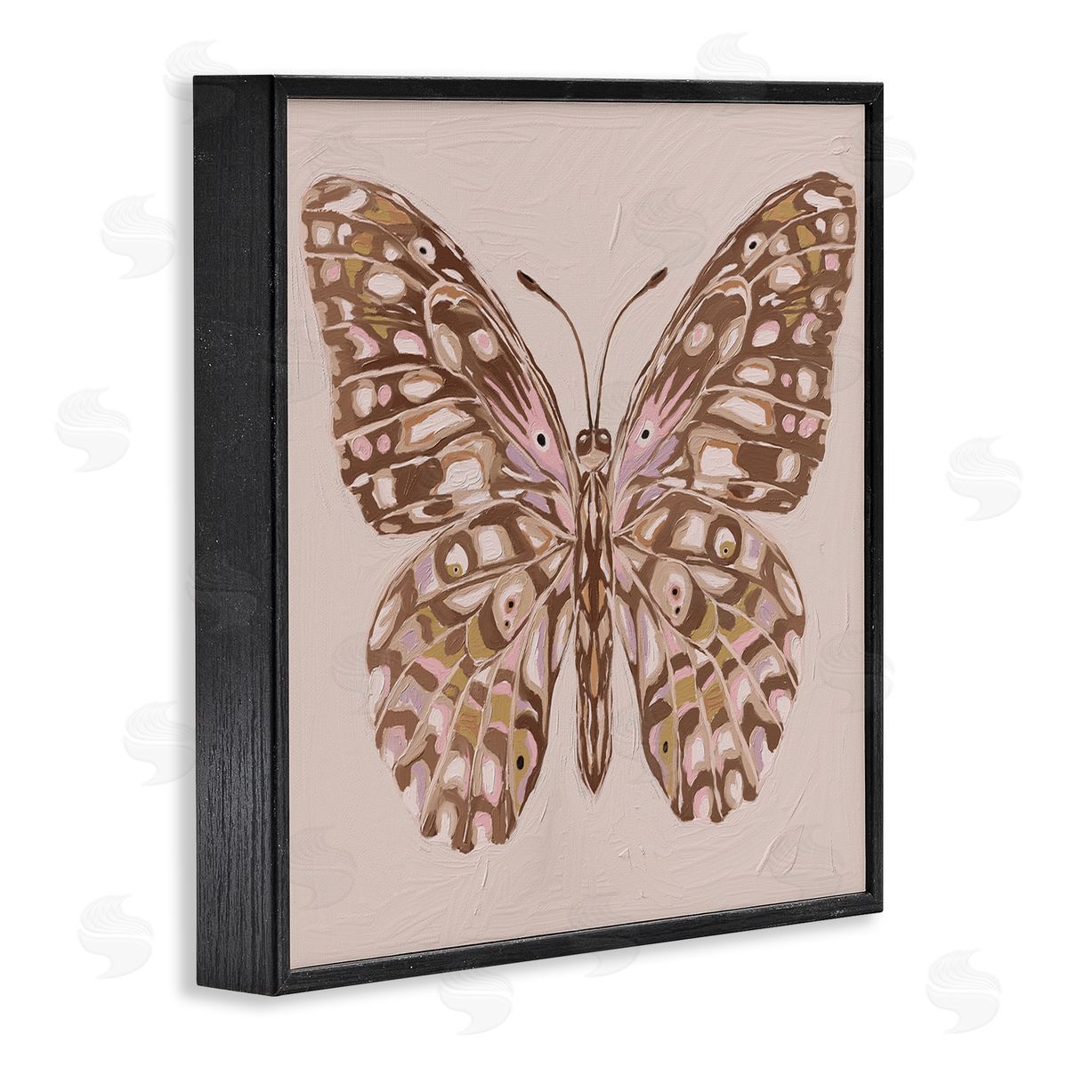 Anna Lischenko Butterfly Wings in Neutral Canvas Wall Art Print