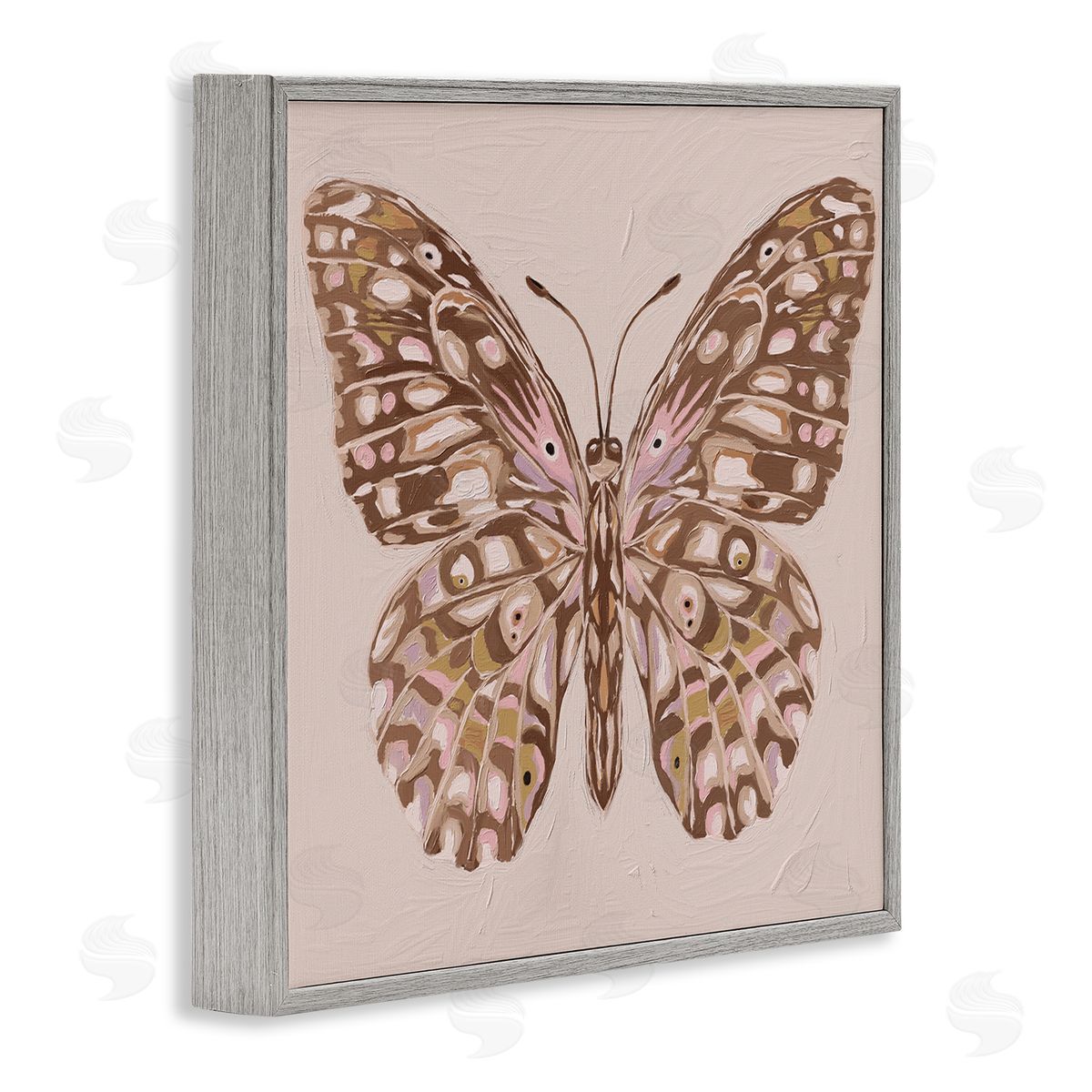 Anna Lischenko Butterfly Wings in Neutral Canvas Wall Art Print