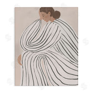 Anna Lischenko | Neutral Lady in Stripes