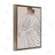 Anna Lischenko | Neutral Lady in Stripes
