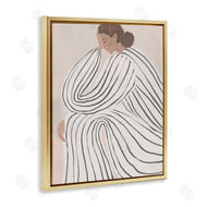 Anna Lischenko | Neutral Lady in Stripes
