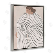 Anna Lischenko | Neutral Lady in Stripes