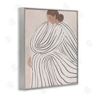 Anna Lischenko | Neutral Lady in Stripes