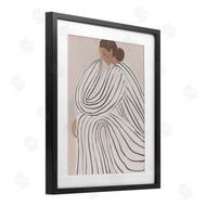 Anna Lischenko | Neutral Lady in Stripes