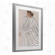 Anna Lischenko | Neutral Lady in Stripes