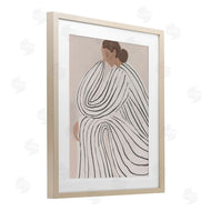 Anna Lischenko | Neutral Lady in Stripes