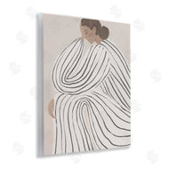 Anna Lischenko | Neutral Lady in Stripes