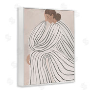 Anna Lischenko | Neutral Lady in Stripes