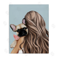 Anna Lischenko | Girl with Frenchie Dog