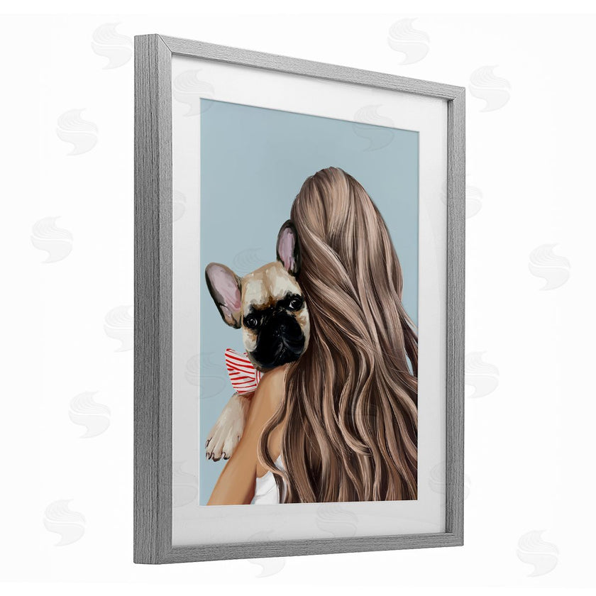 Anna Lischenko | Girl with Frenchie Dog