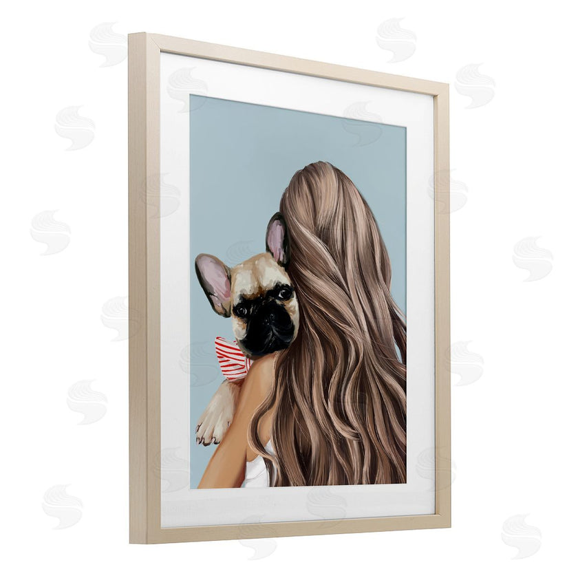 Anna Lischenko | Girl with Frenchie Dog
