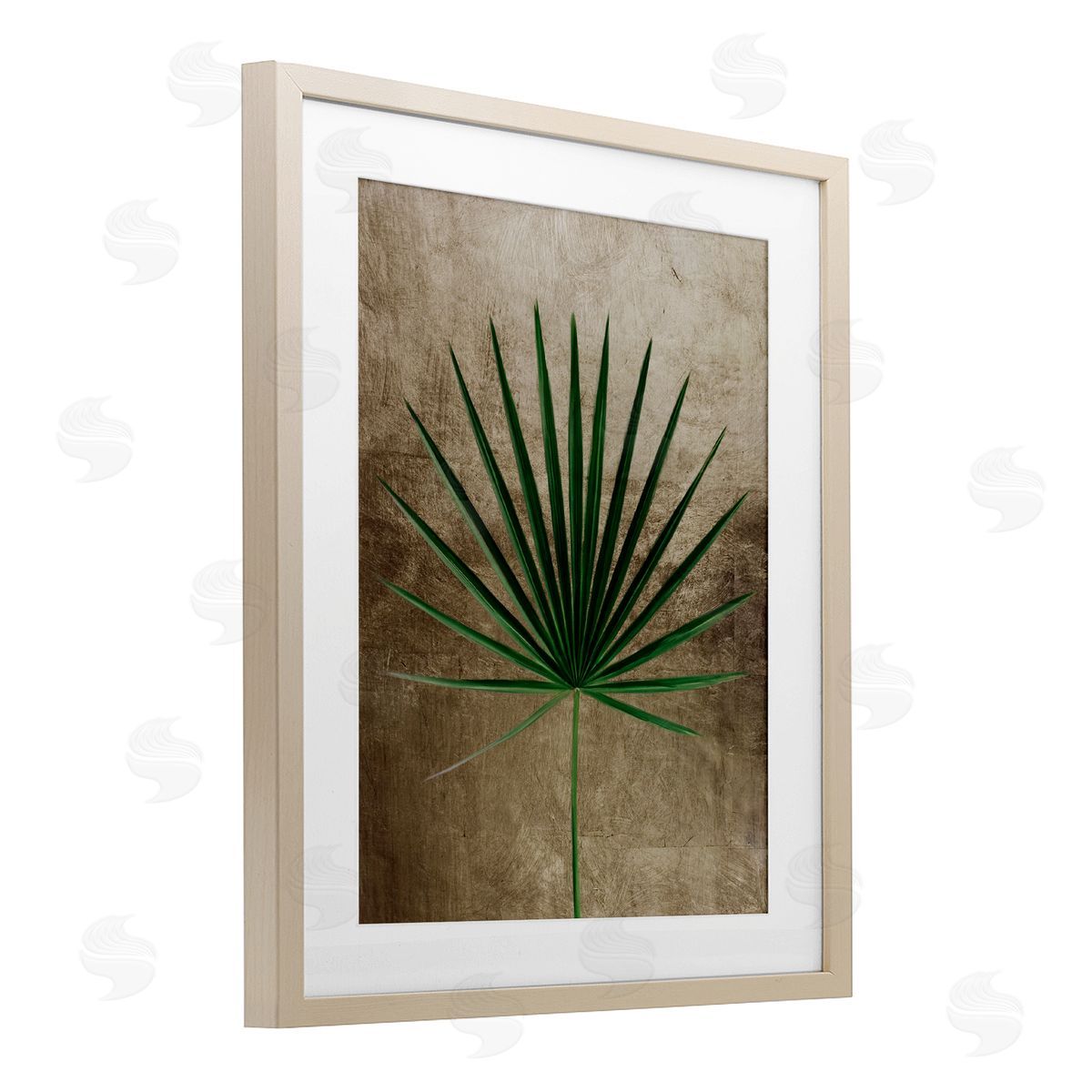 Anna Lischenko Earthy Fan Palm Canvas Wall Art Print