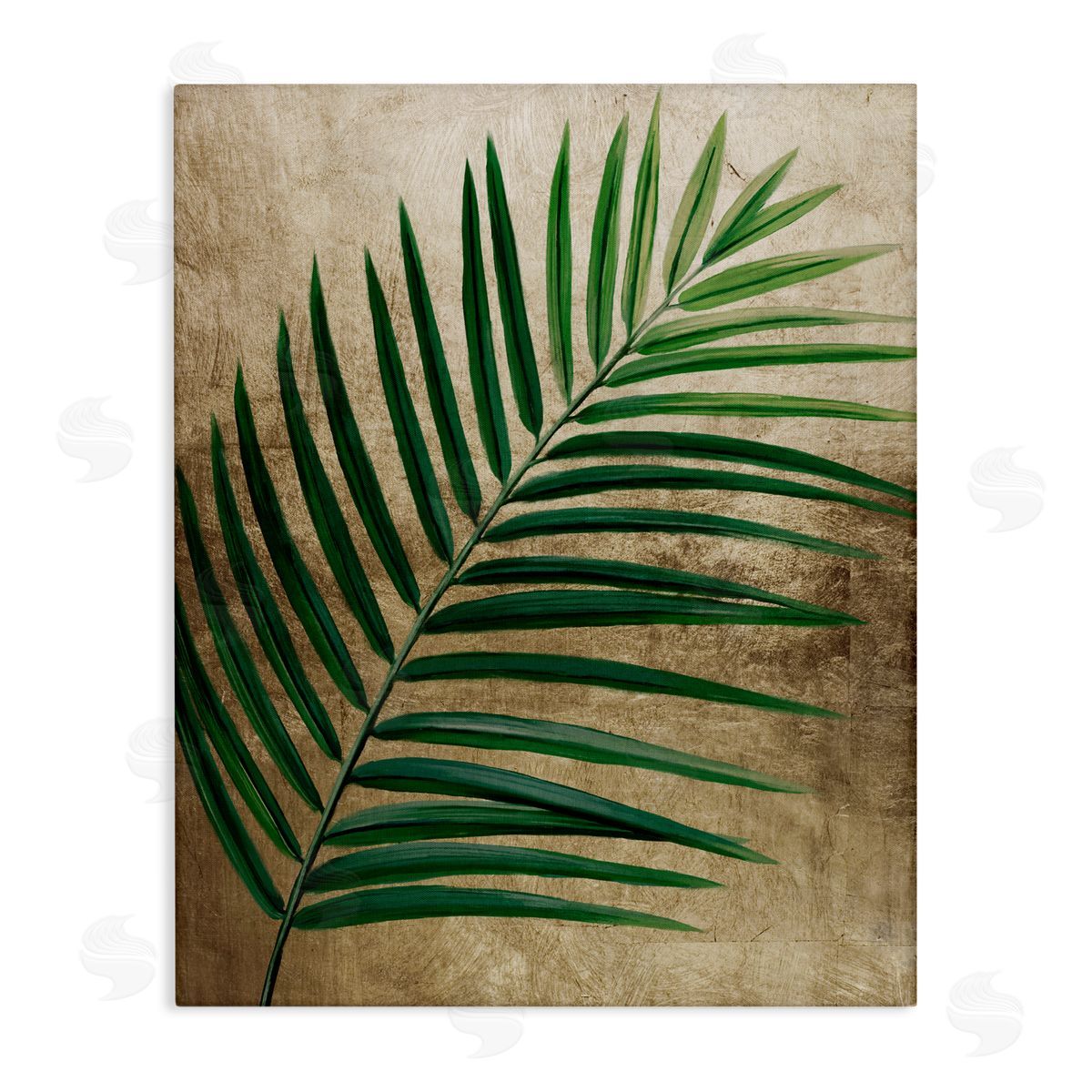Anna Lischenko Earthy Palm Leaf Canvas Wall Art Print