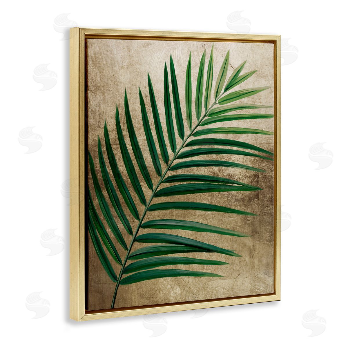 Anna Lischenko Earthy Palm Leaf Canvas Wall Art Print