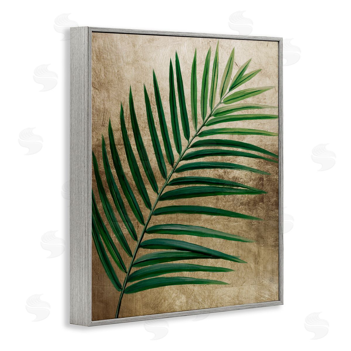 Anna Lischenko Earthy Palm Leaf Canvas Wall Art Print