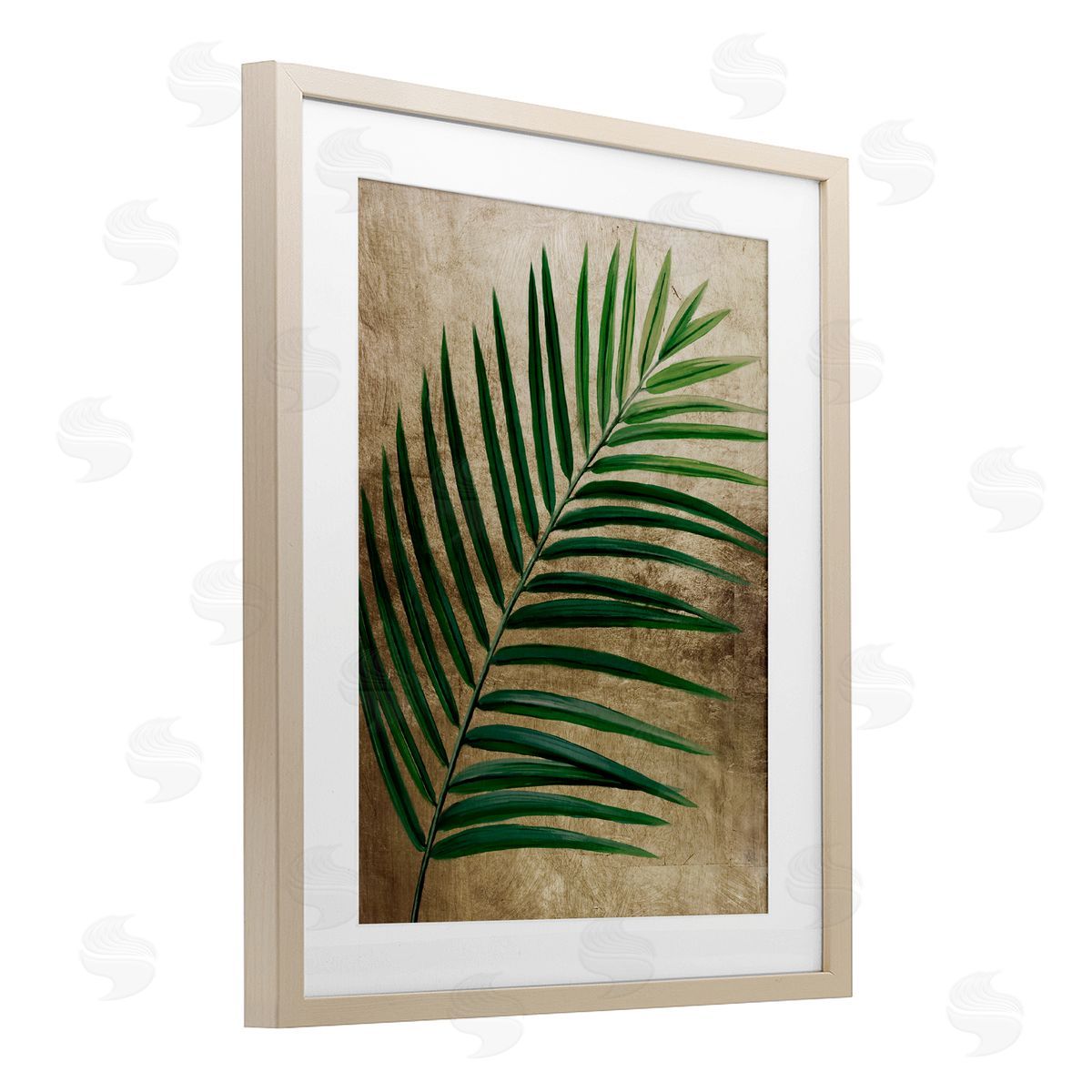Anna Lischenko Earthy Palm Leaf Canvas Wall Art Print